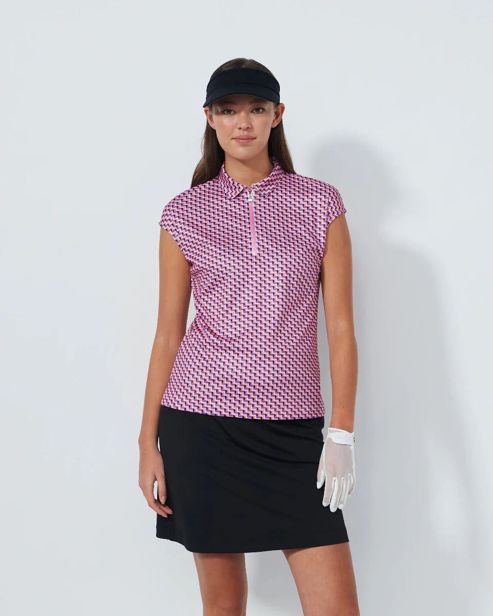 Printed Cap S Polo Shirt - Pop Geo