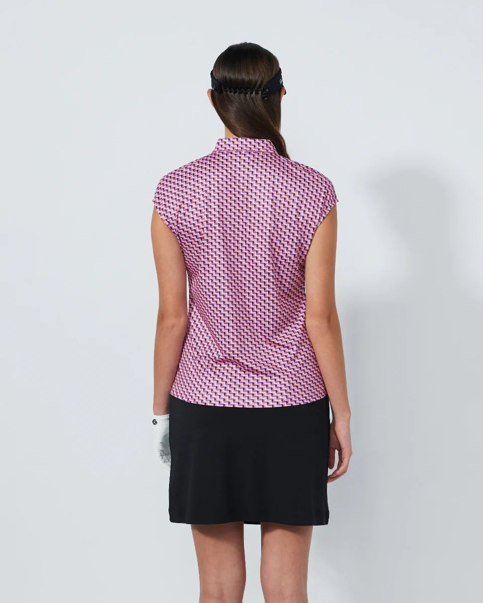 Printed Cap S Polo Shirt - Pop Geo