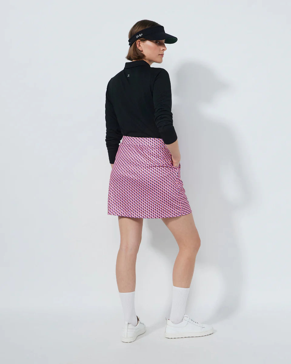 Printed Wrap Skort 38 cm - Pop Geo