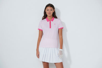 Club SS Polo shirt - Radiant Pink
