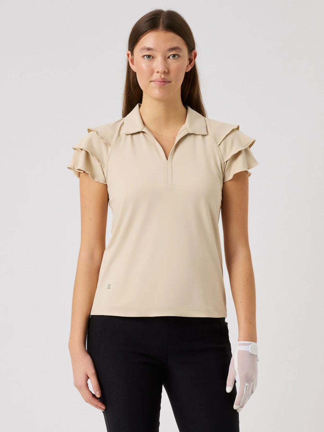 Frill Cap S shirt - Oyster