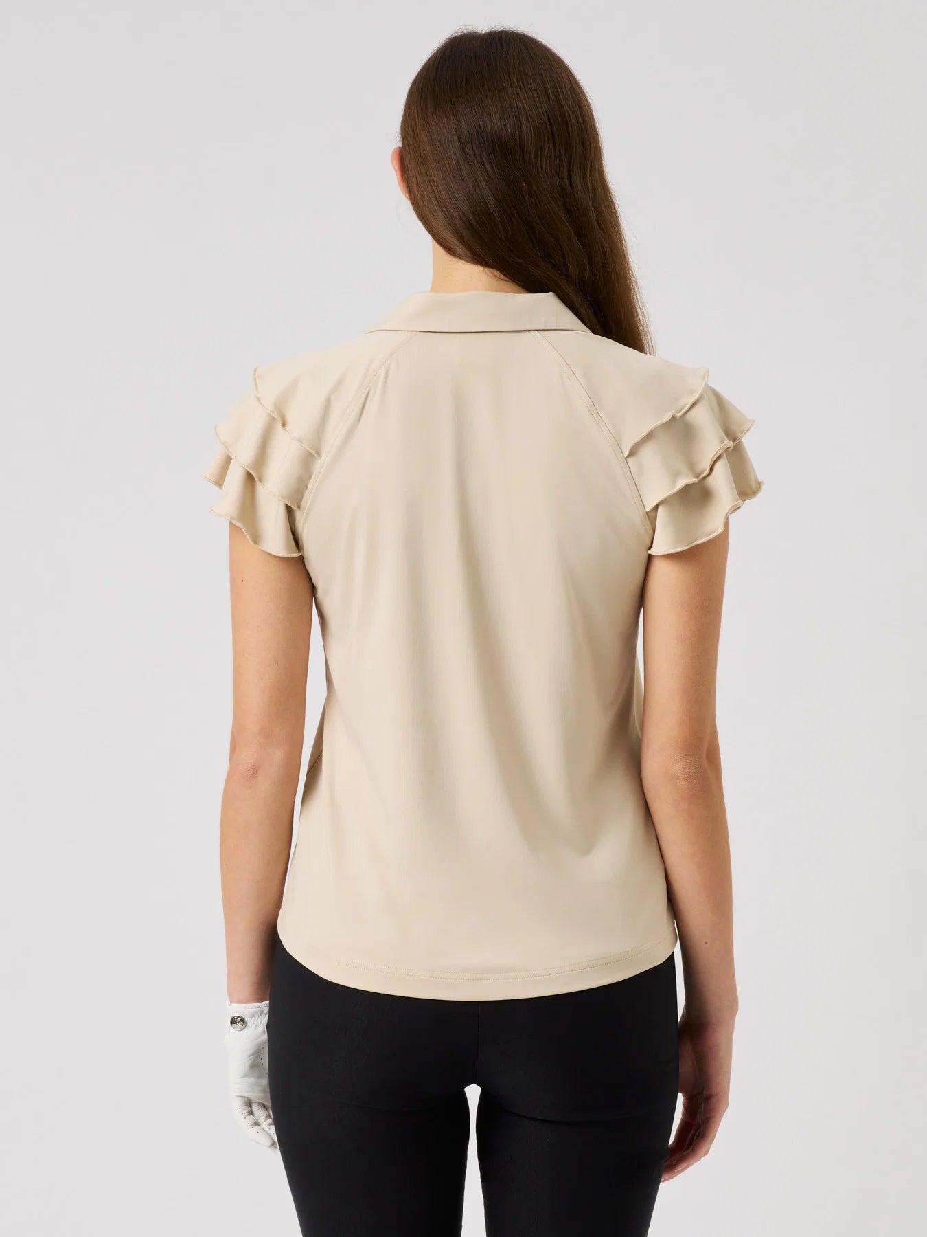 Frill Cap S shirt - Oyster