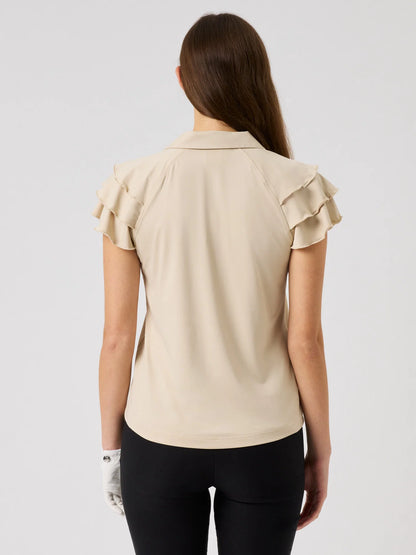 Frill Cap S shirt - Oyster