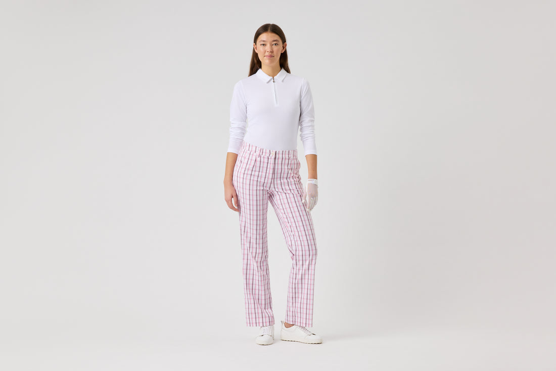 Checked Pants 32 inch - 51 Multi Check Pink