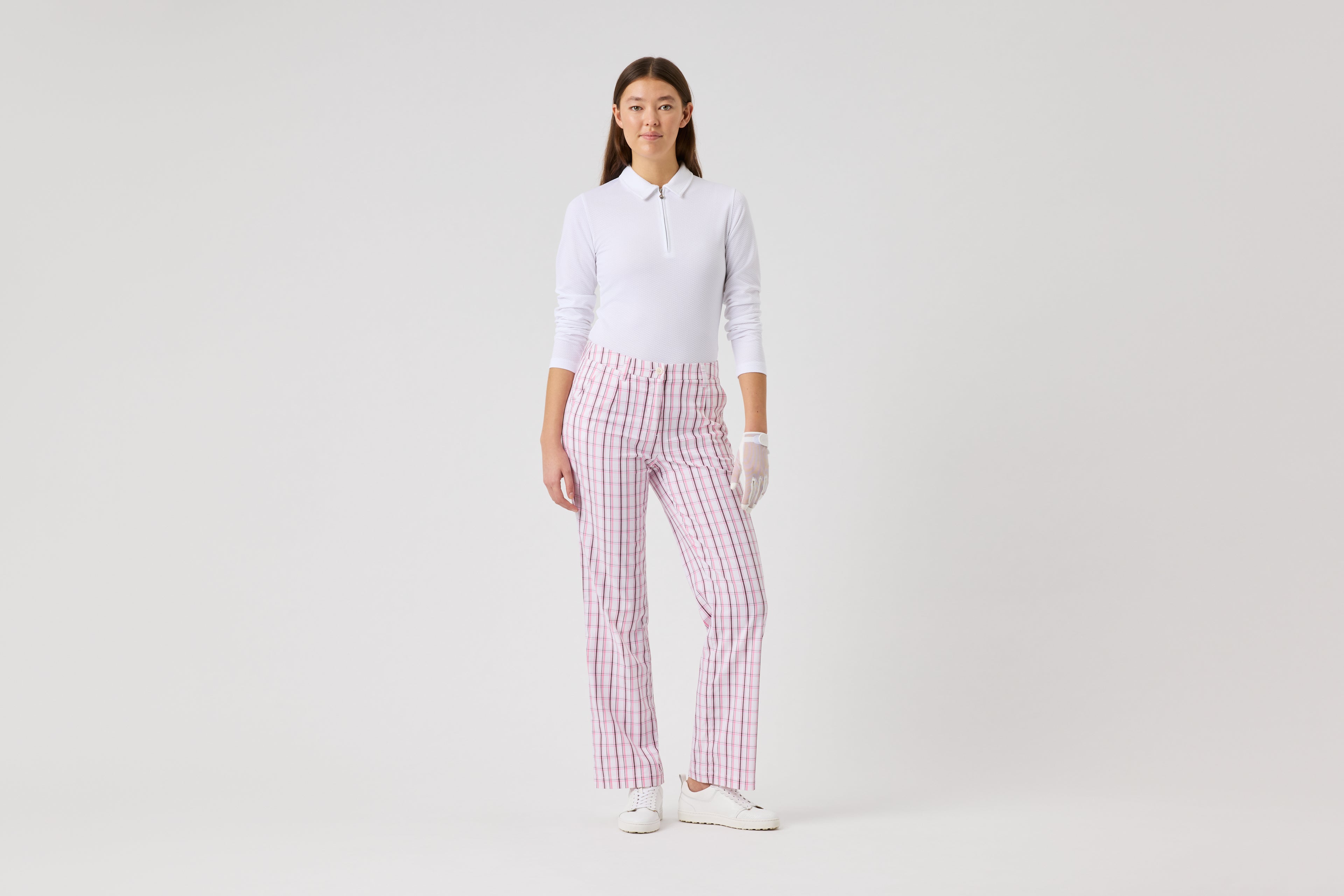 Checked Pants 32 inch - 51 Multi Check Pink