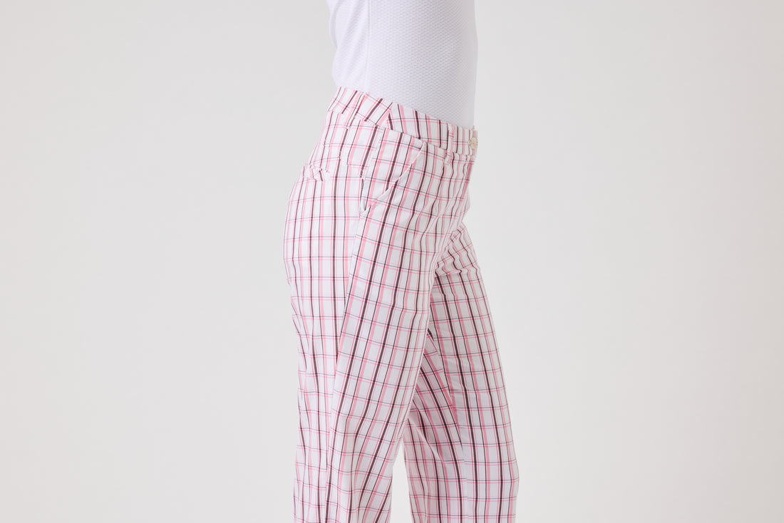 Checked Pants 32 inch - 51 Multi Check Pink