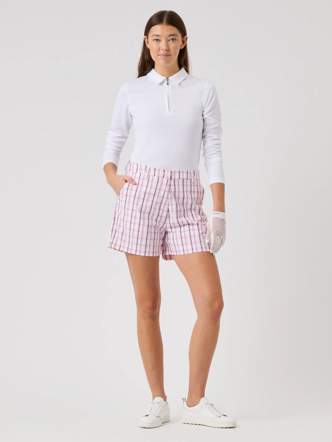 Checked Shorts 41 cm - 51 Multi Check Pink
