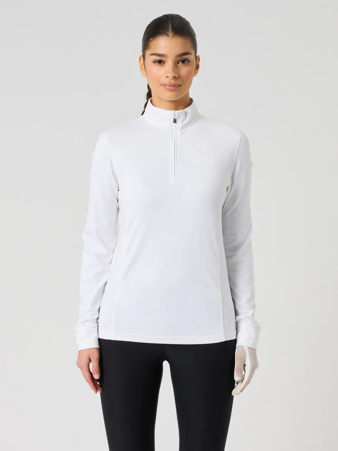 Anna LS Half neck - 100 White