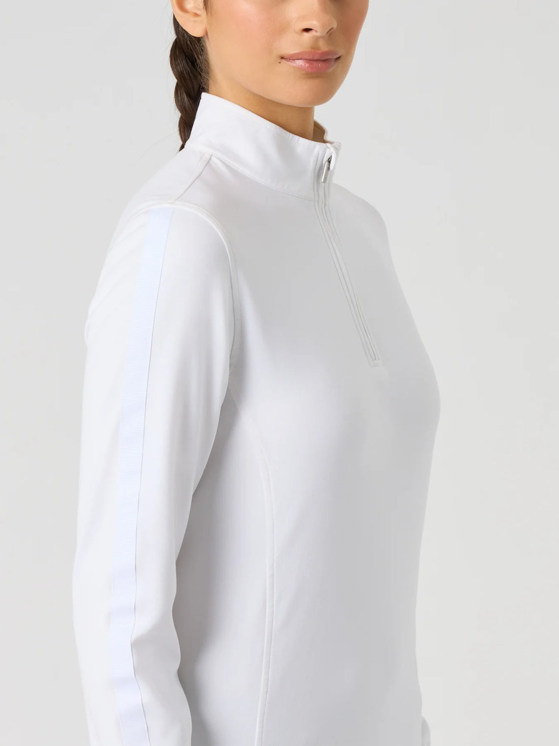 Anna LS Half neck - 100 White