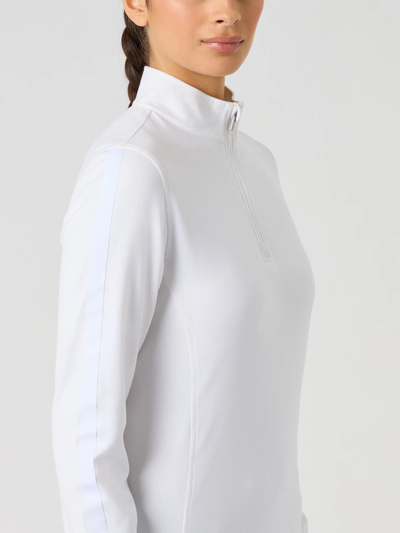 Anna LS Half neck - 100 White