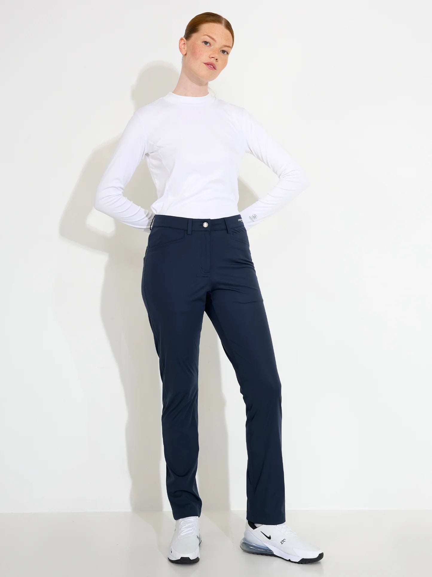 Lds Bounce waterproof trousers - navy