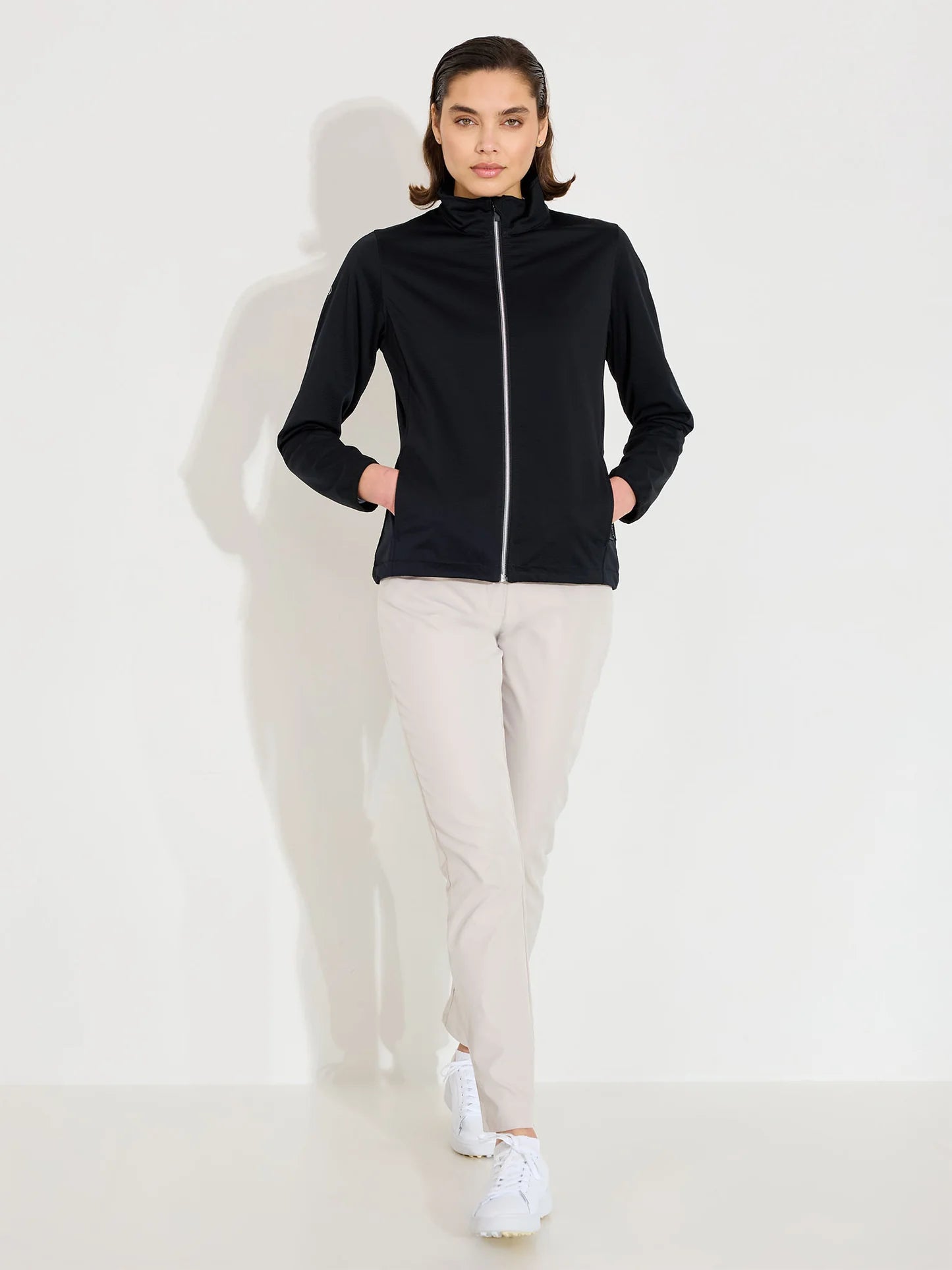 Lds Lytham softshell jacket - black