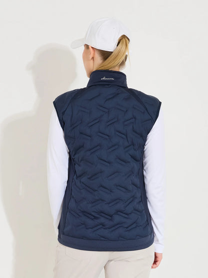 Lds Portrush hybrid vest - navy