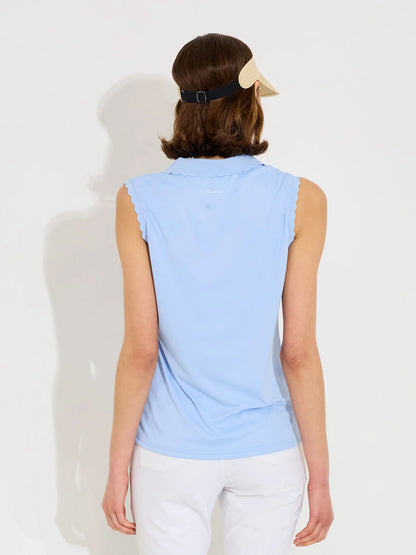 Lds Victoria drycool sleeveless - iceblue