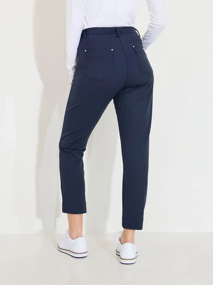 Lds Elite 7/8 trousers - navy
