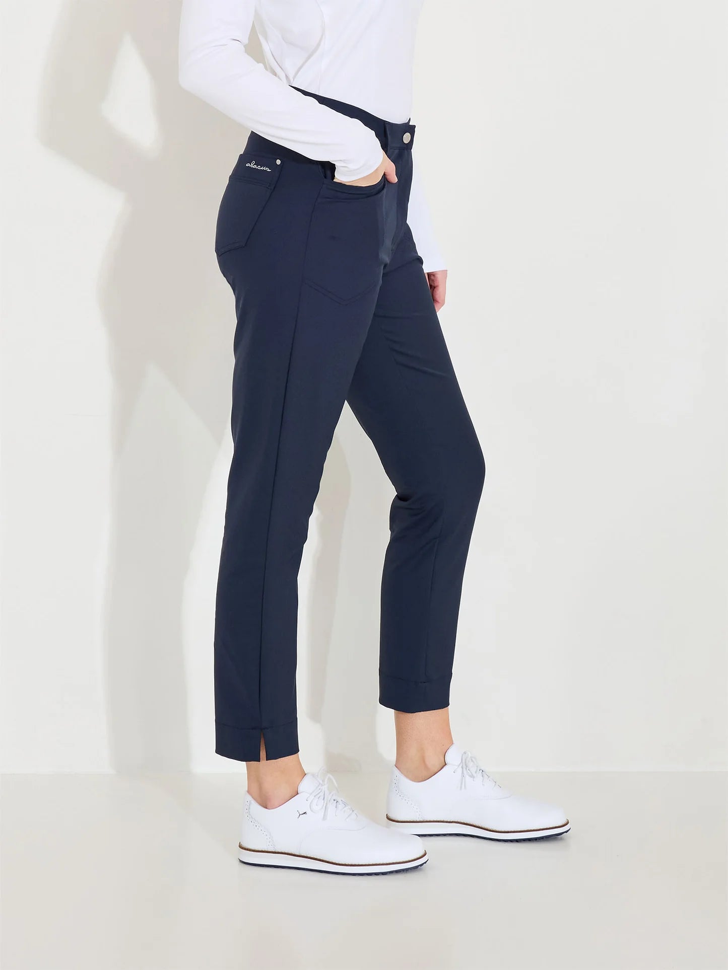 Lds Elite 7/8 trousers - navy