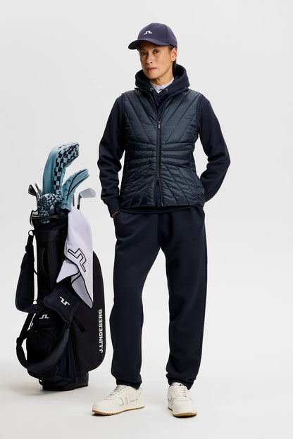 Holma Quilt Hybrid Vest - Navy