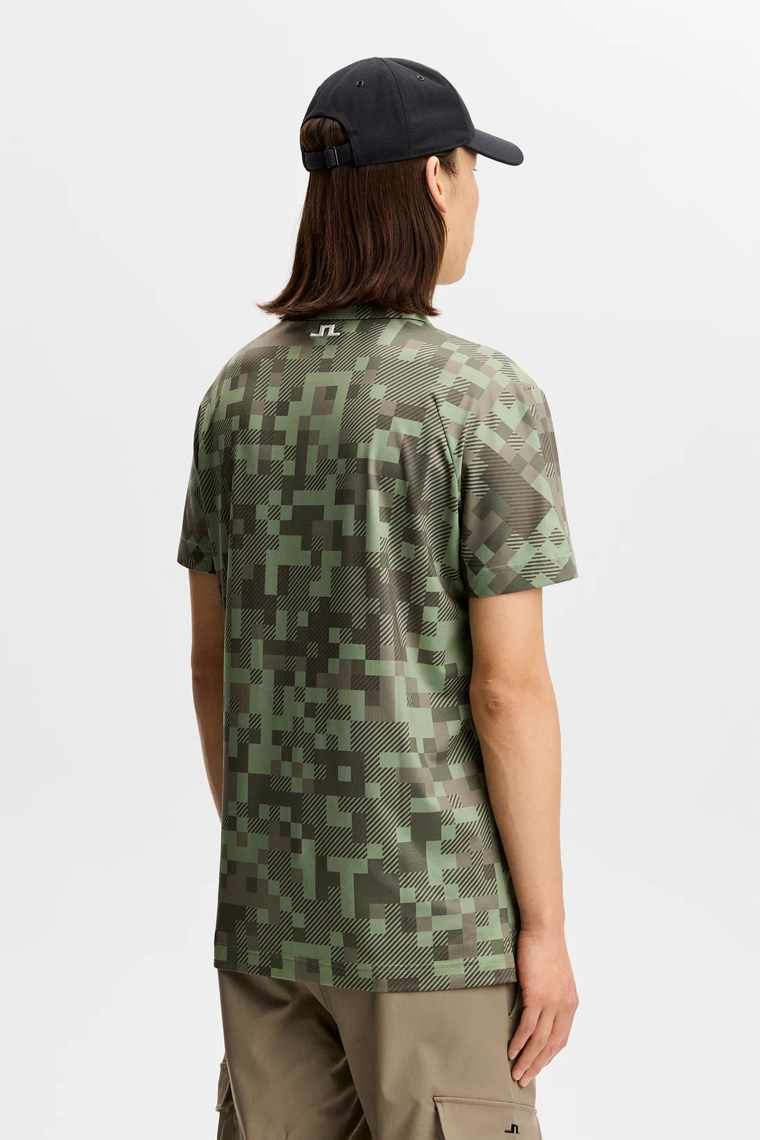 Dario Tour Print Polo - Tour 26 Tonal Green