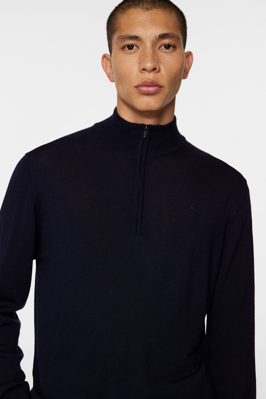 Kian Knitted Sweater - JL Navy