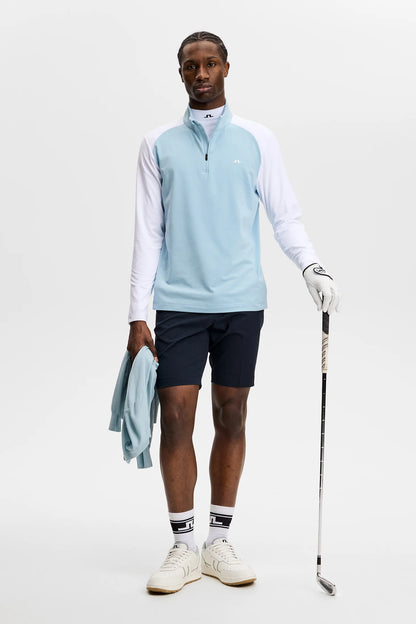 Blake Zip Mid Layer - Forget-Me-Not