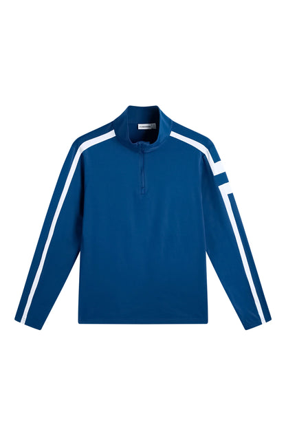 Keaton Quarter Zip Mid Layer - Estate Blue