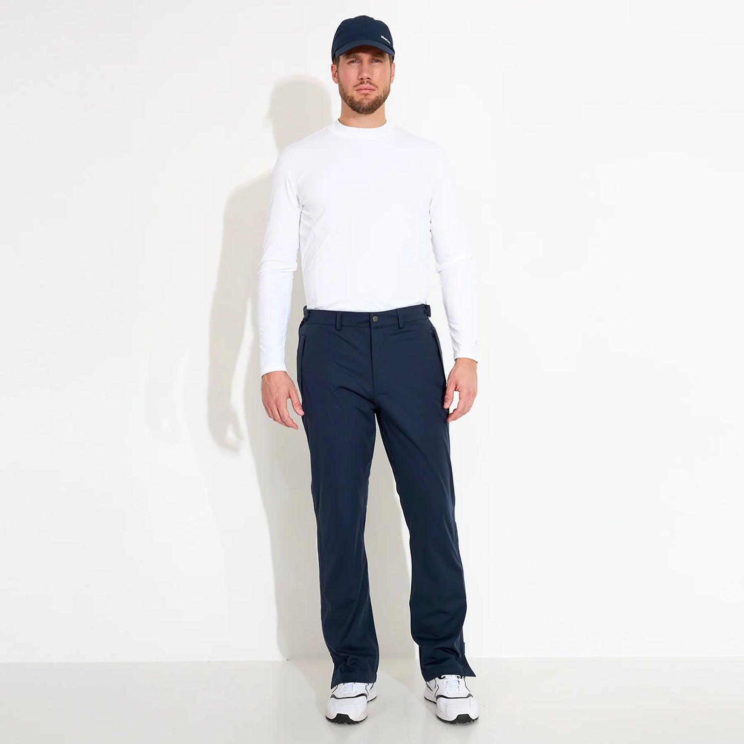 Mens Bounce raintrousers - navy