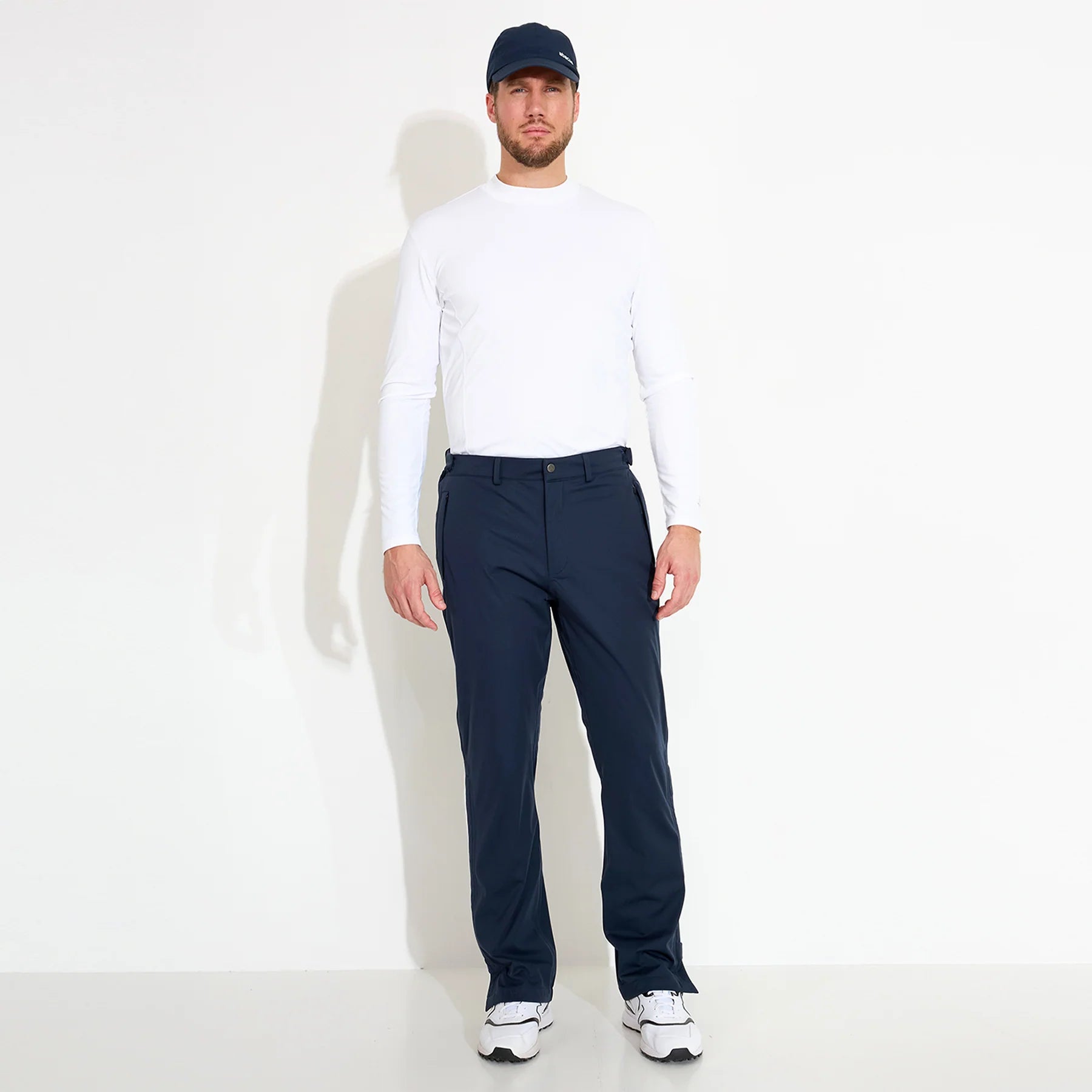 Mens Bounce raintrousers - navy