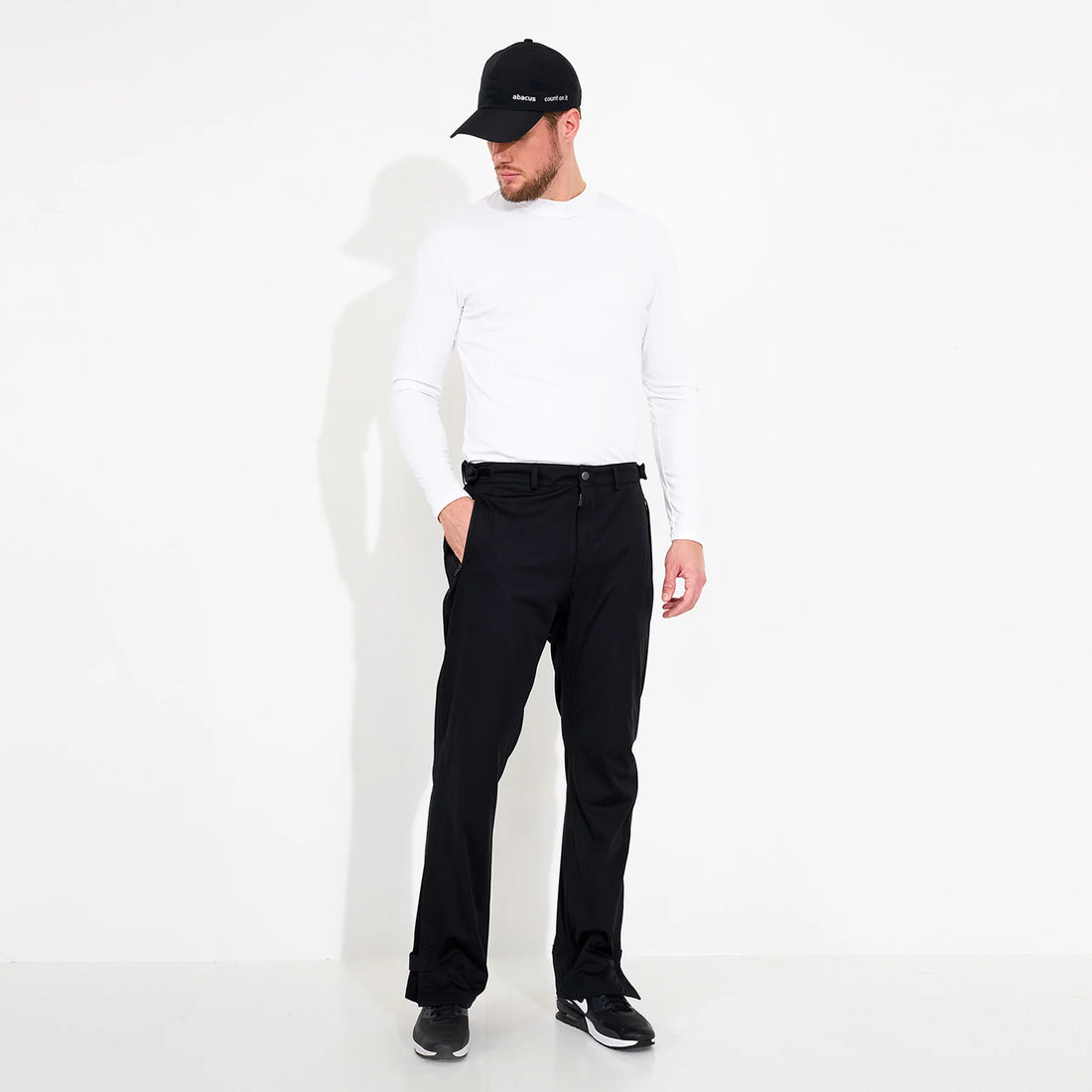 Mens Bounce raintrousers - black