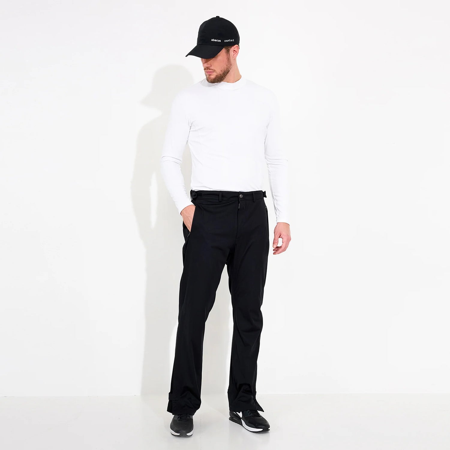 Mens Bounce raintrousers - black