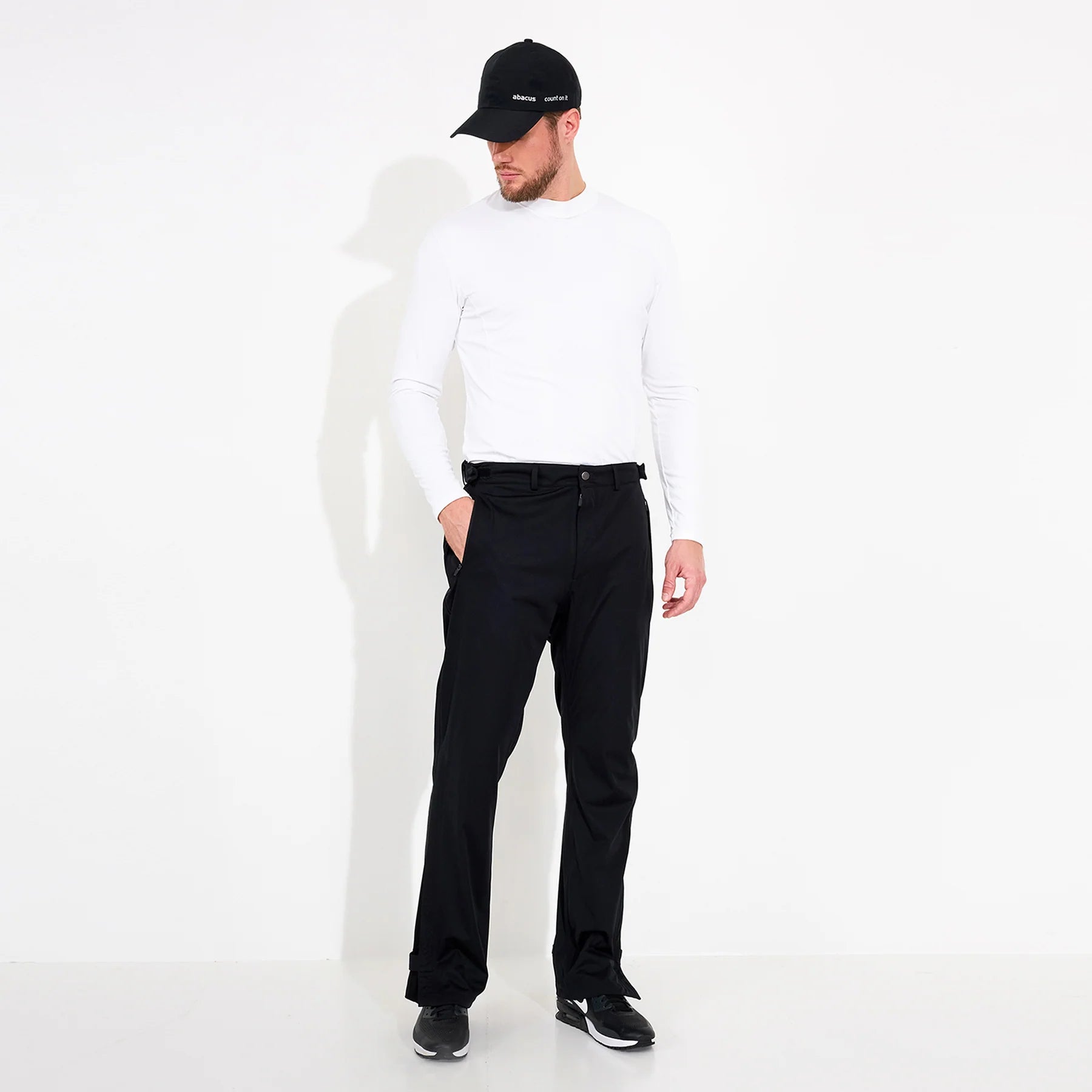 Mens Bounce raintrousers - black