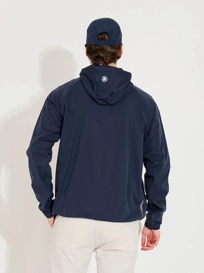 Mens Bounce waterproof hoodie - navy