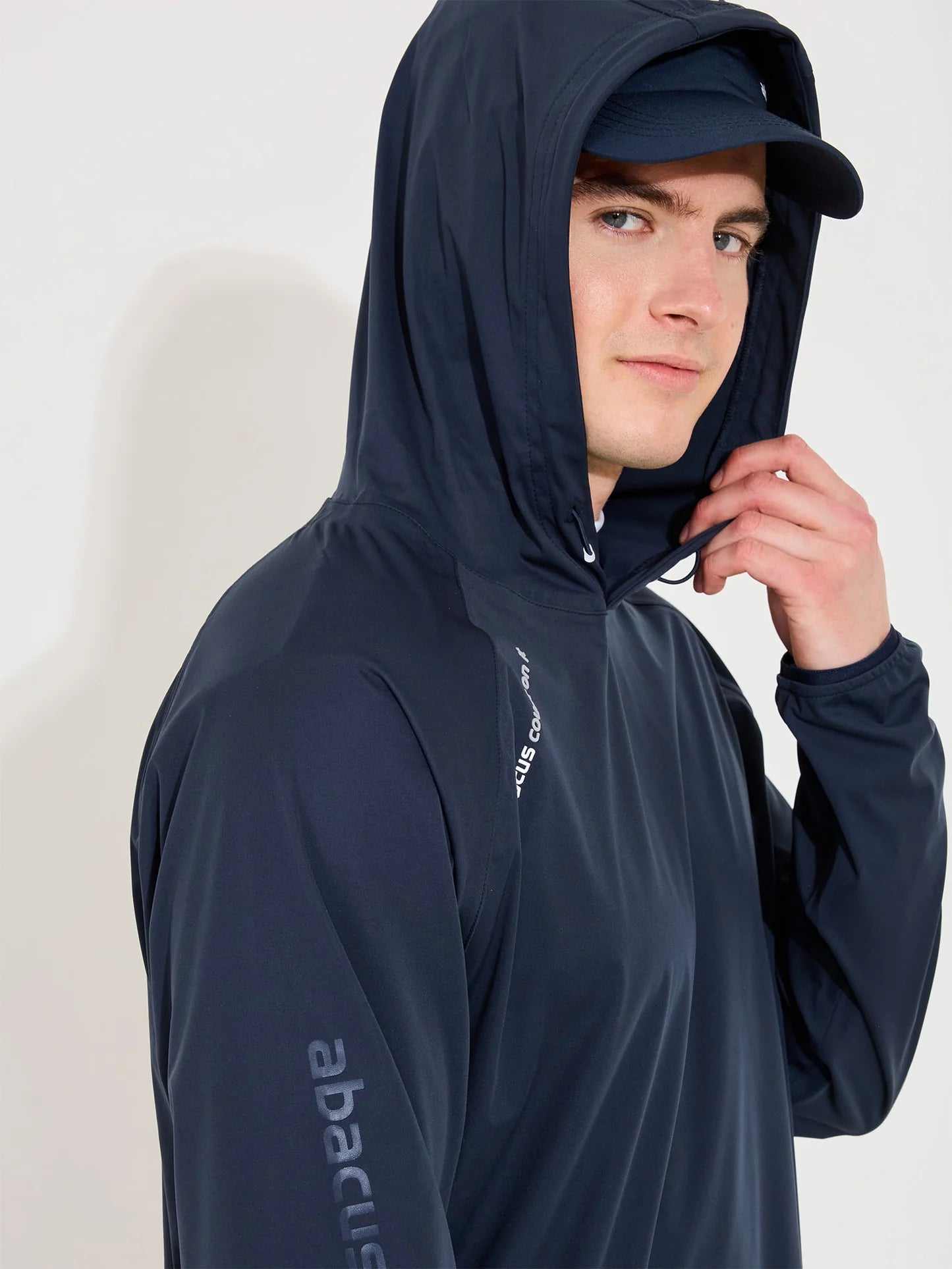Mens Bounce waterproof hoodie - navy