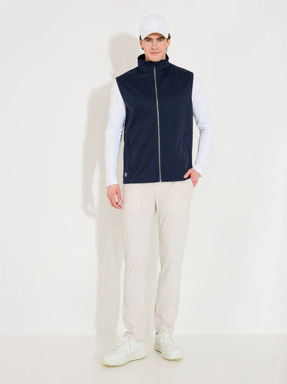 Mens Lytham softshell vest - navy