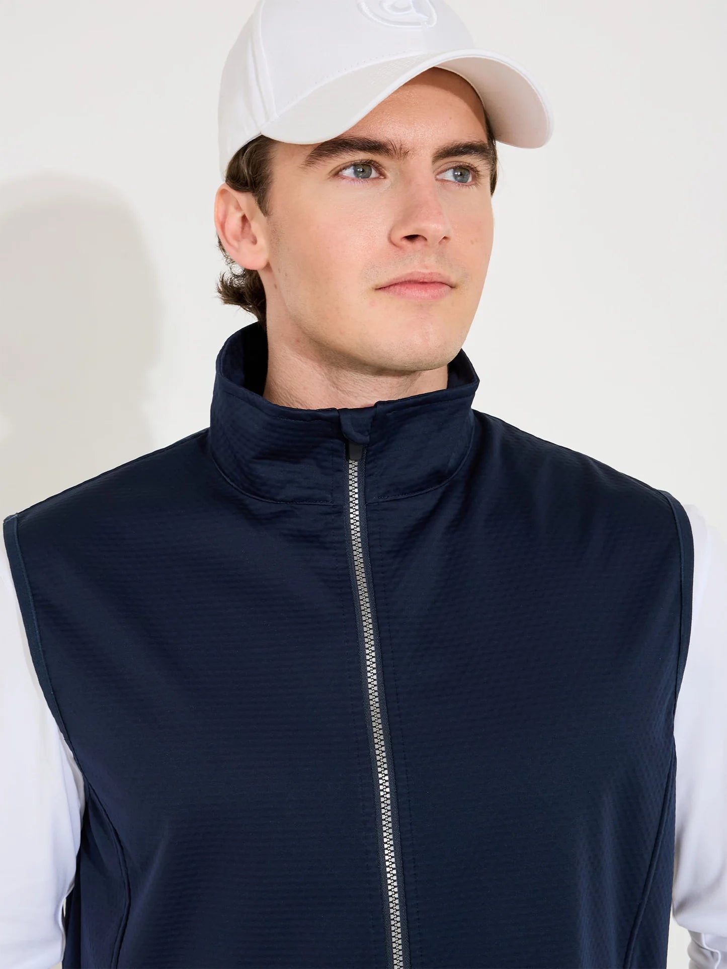Mens Lytham softshell vest - navy