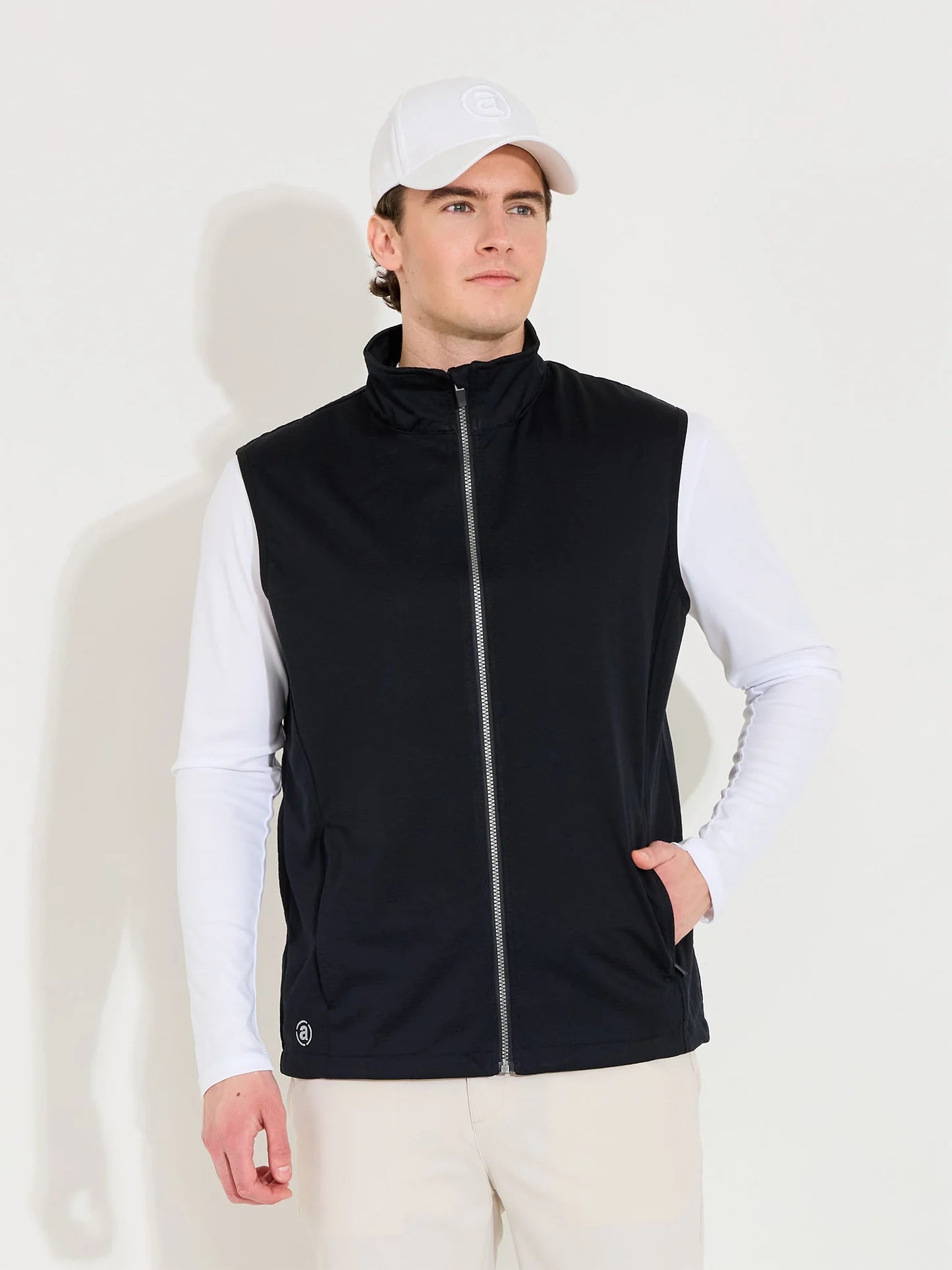Mens Lytham softshell vest - black