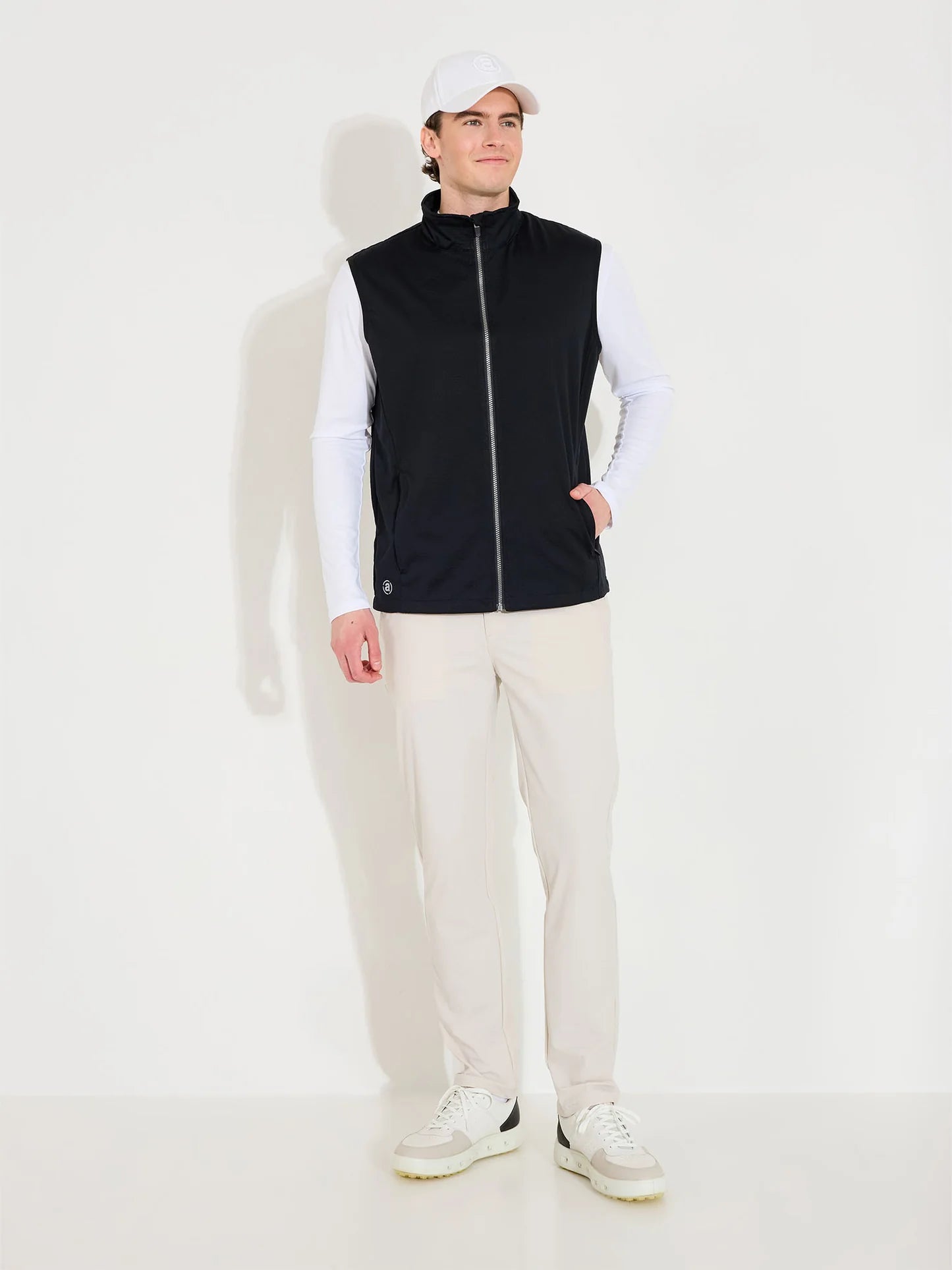 Mens Lytham softshell vest - black