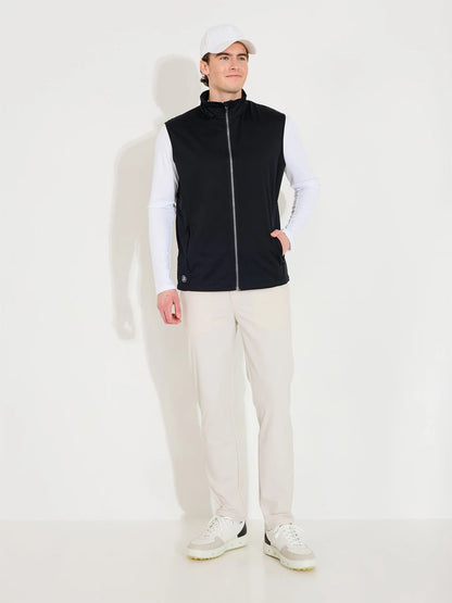 Mens Lytham softshell vest - black