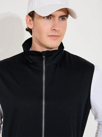 Mens Lytham softshell vest - black