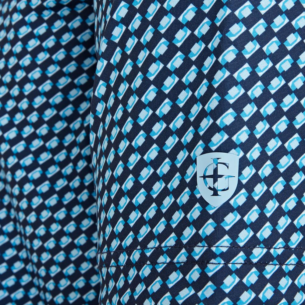 Mens Polo Abstract Print