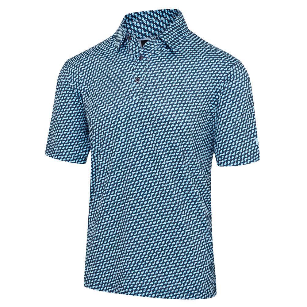 Mens Polo Abstract Print