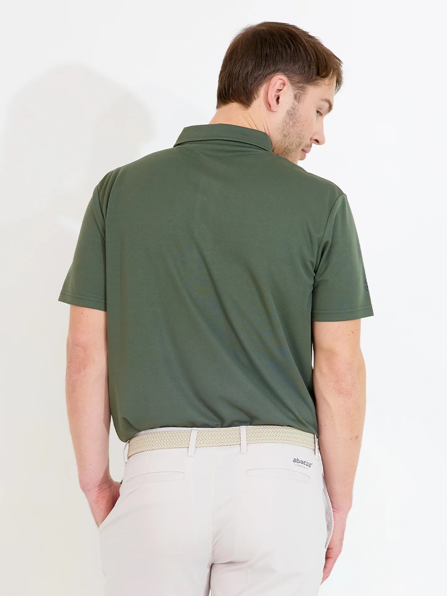 Mens Cruit drycool polo - forest