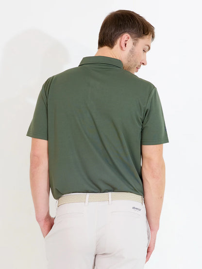 Mens Cruit drycool polo - forest