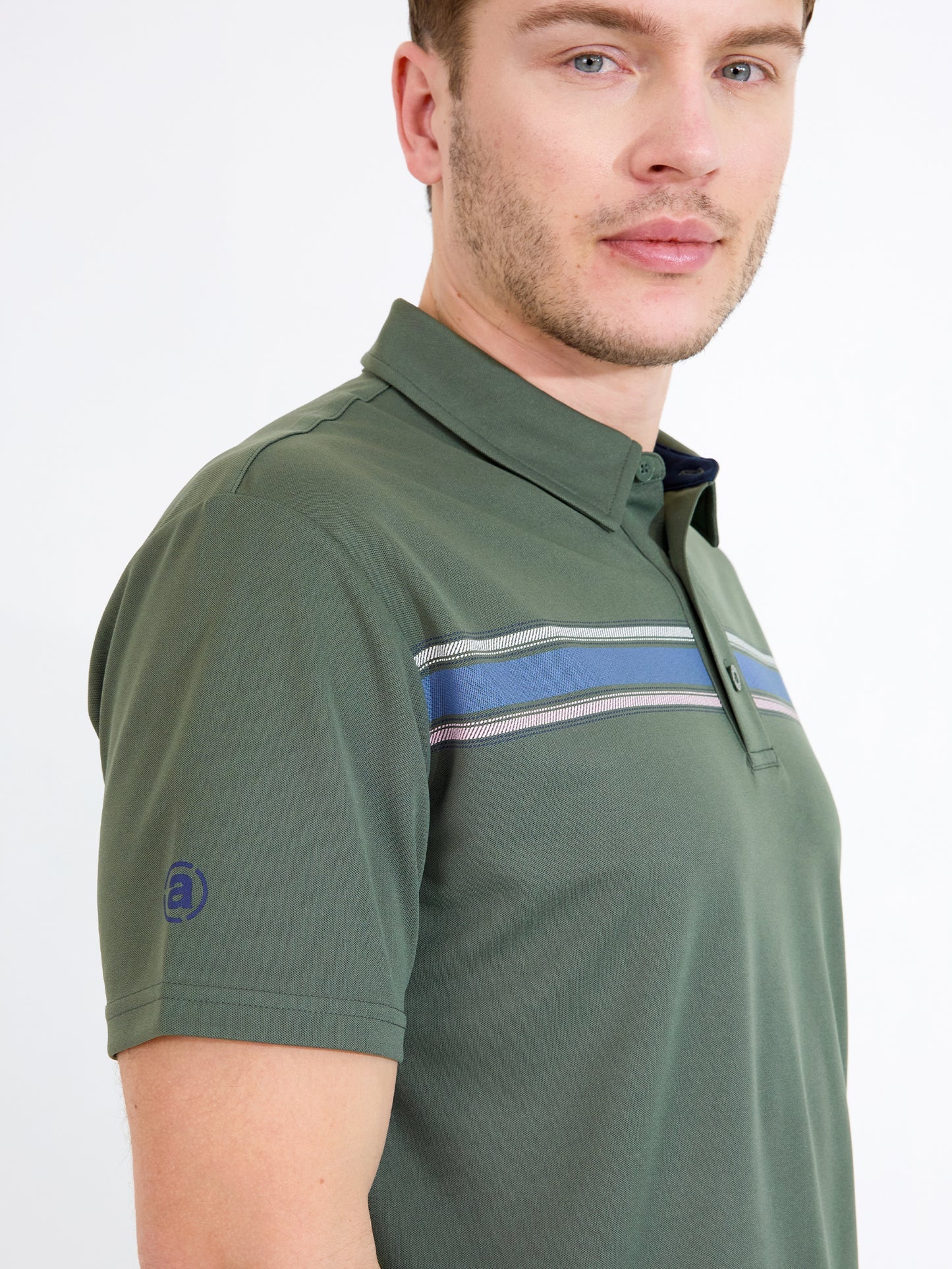 Mens Cruit drycool polo - forest