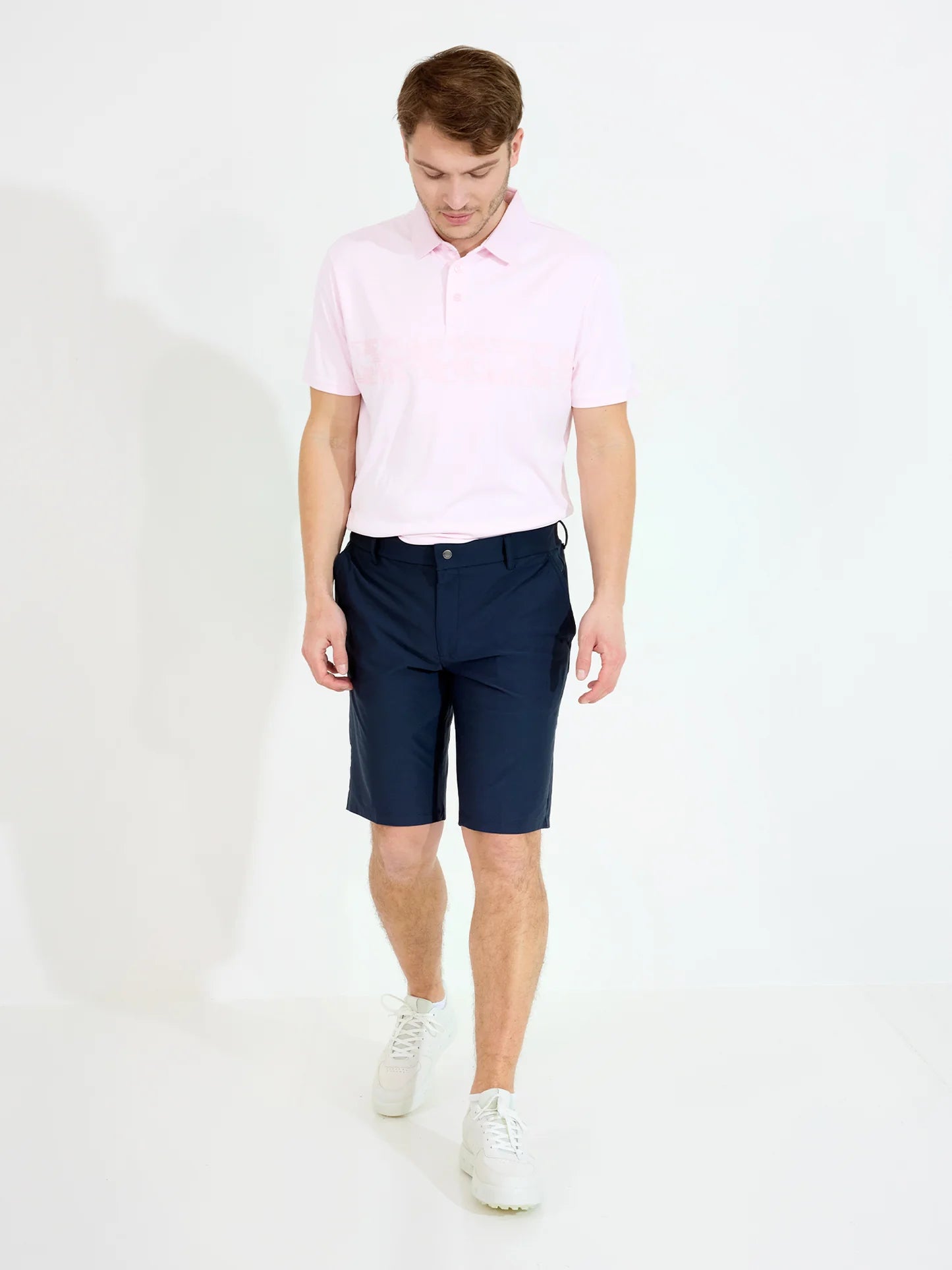 Mens Hosel drycool polo - lt.pink