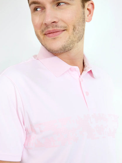 Mens Hosel drycool polo - lt.pink