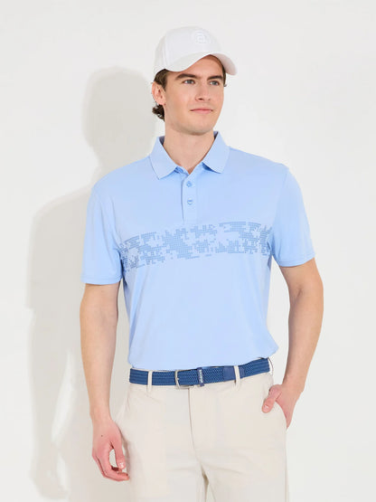 Mens Hosel drycool polo - iceblue