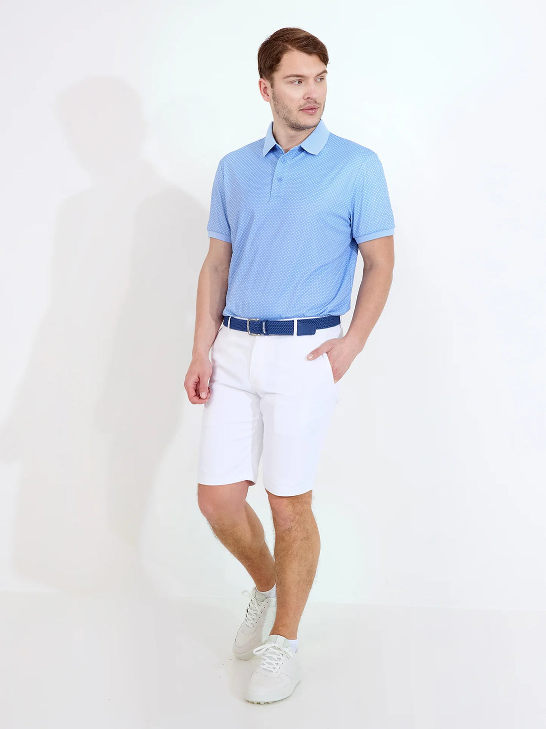 Mens Hayden drycool polo - iceblue