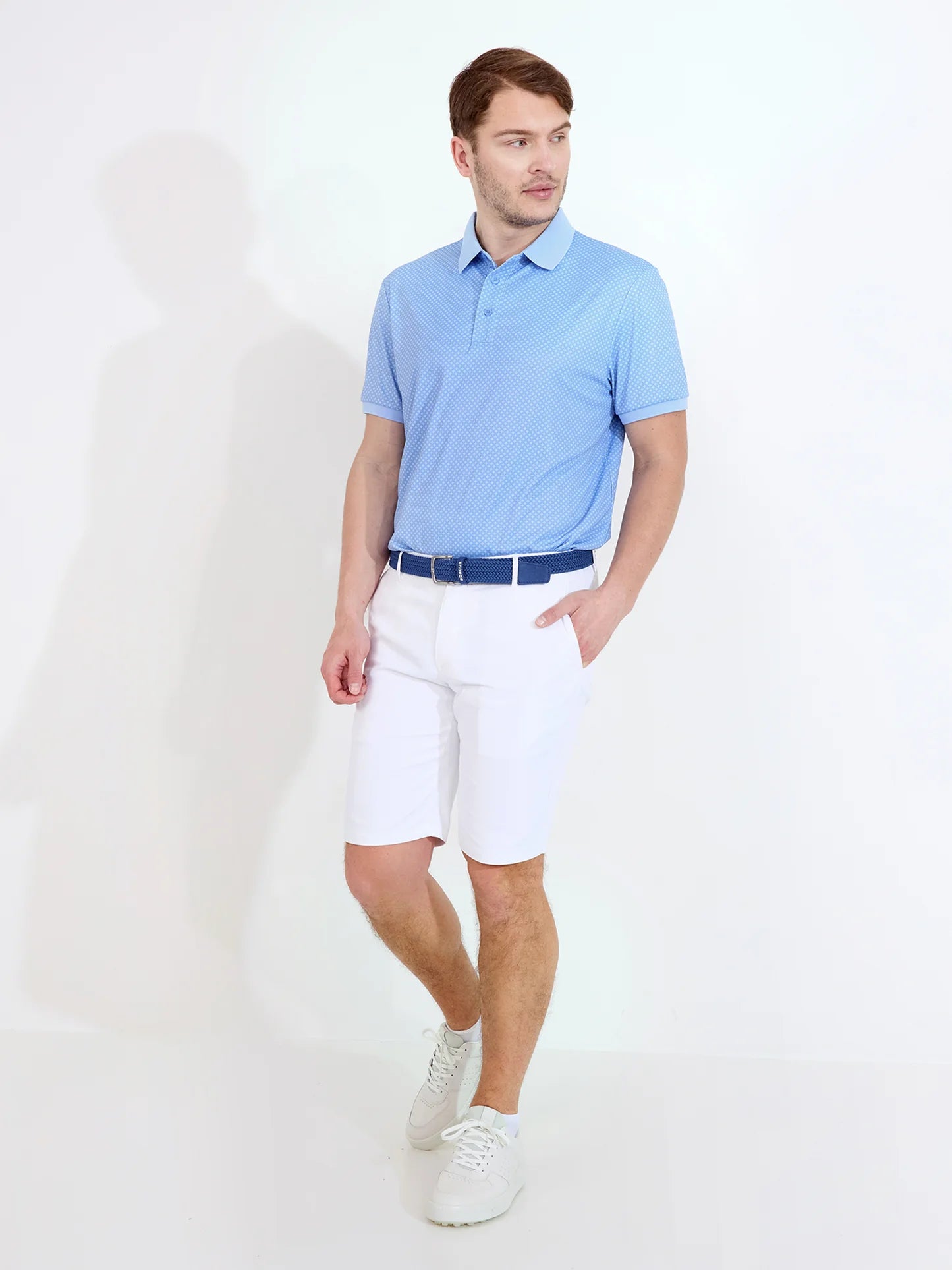 Mens Hayden drycool polo - iceblue