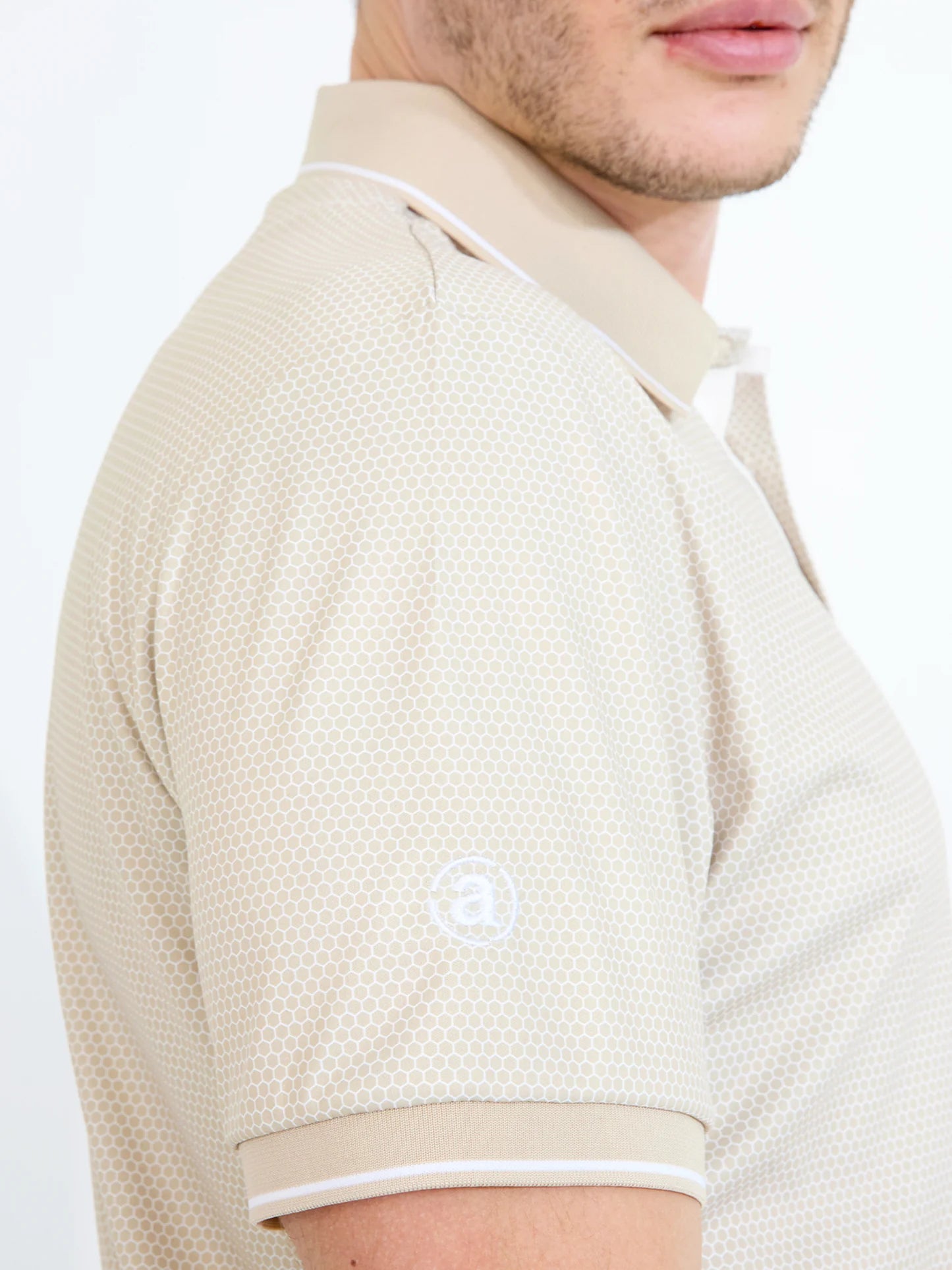 Mens Headfort drycool polo - lt.sand