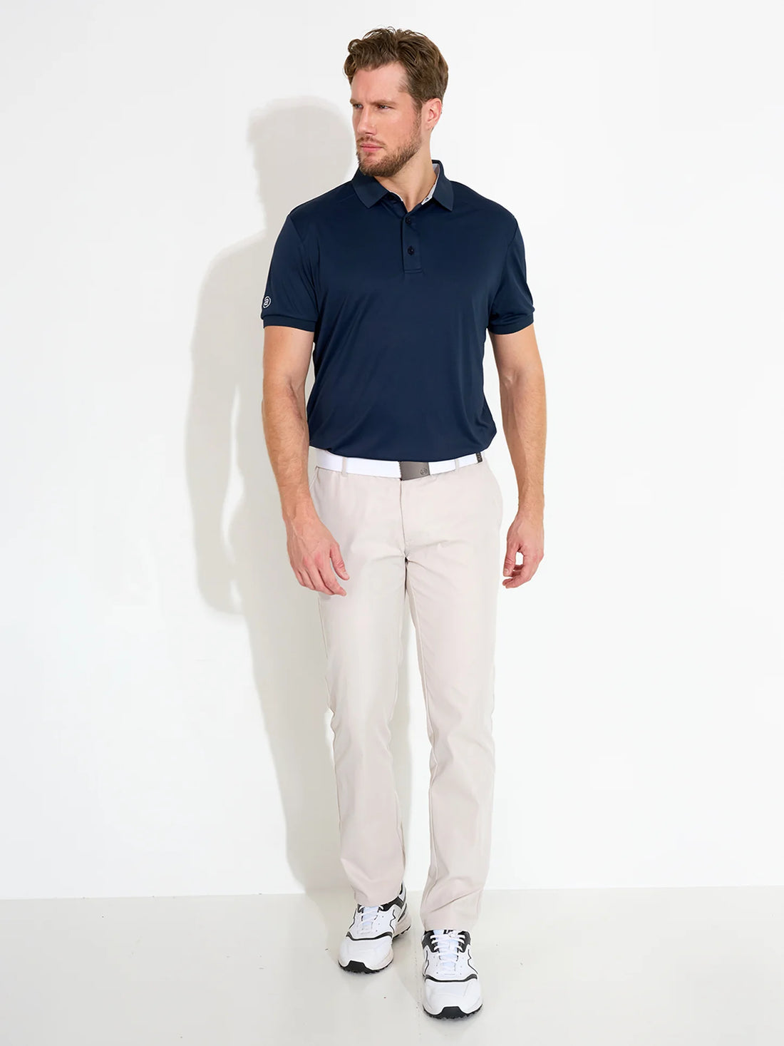 Mens Hammel recycled polo - navy